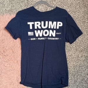 Gildan Navy Kids Tee with Bold White Print